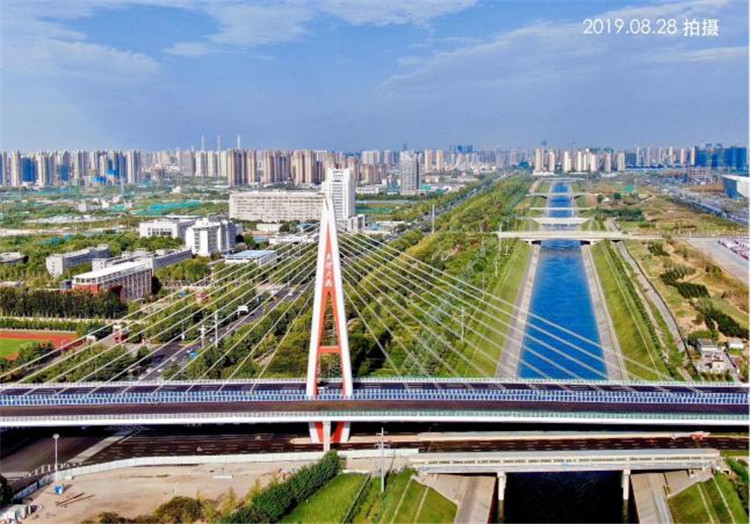河南省郑州西四环项目跨南水北调斜拉桥项目